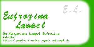 eufrozina lampel business card